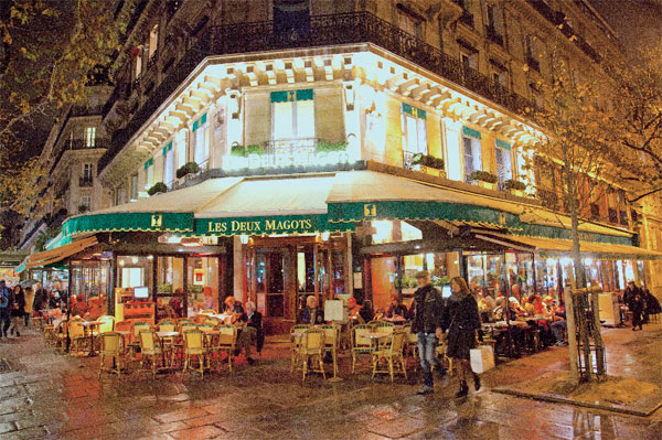 法国巴黎 - 街边咖啡馆品百味人生